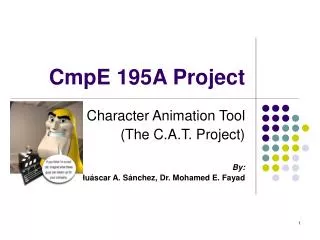 CmpE 195A Project