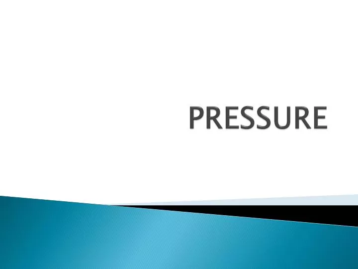 pressure