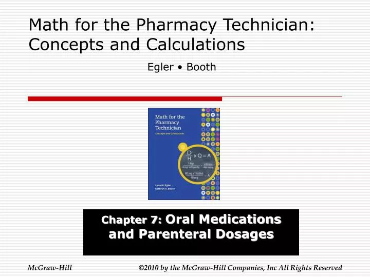 math for the pharmacy technician concepts and calculations