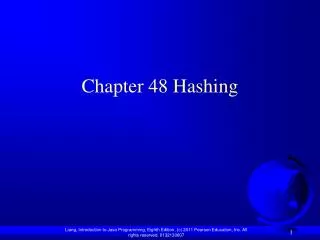 Chapter 48 Hashing