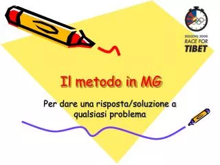 il metodo in mg
