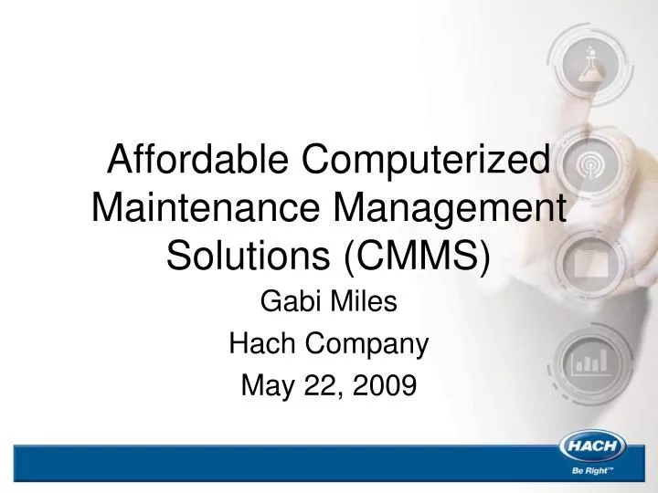 affordable computerized maintenance management solutions cmms