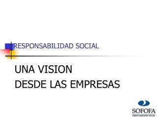 responsabilidad social