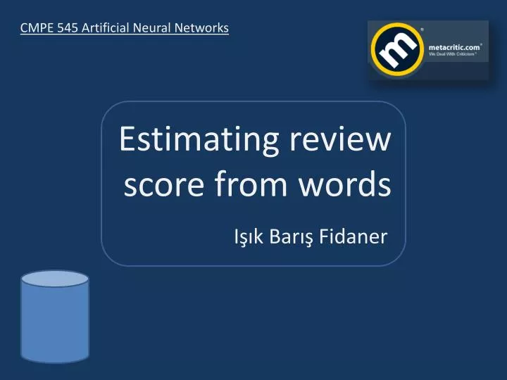 estimating review score from words