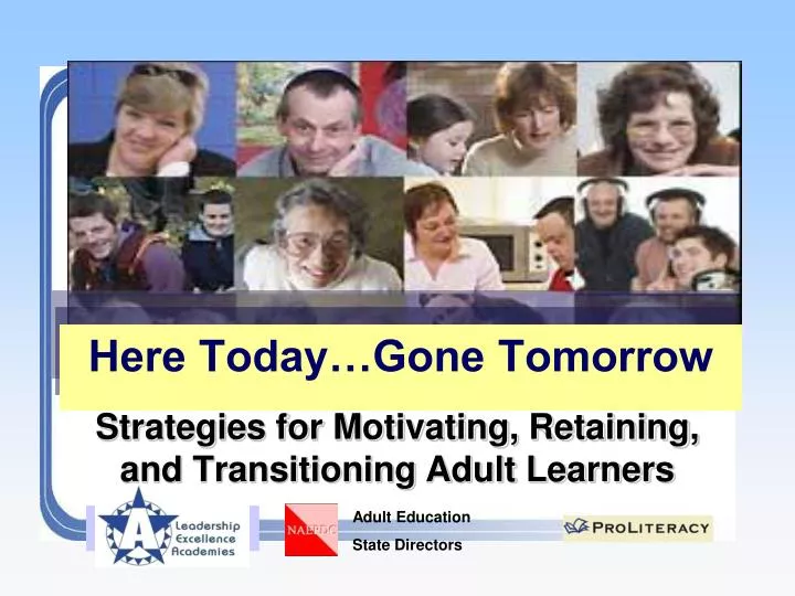 strategies for motivating retaining and transitioning adult learners