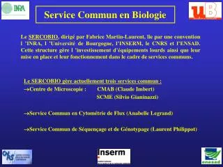 service commun en biologie