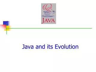 Java and its Evolution