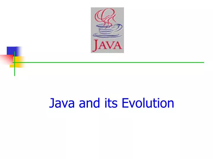 java and its evolution