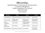 Disaster Management Communication Services System - slide 1