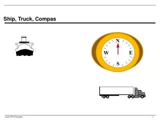 ship truck compas