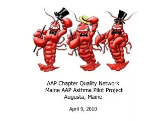 AAP Chapter Quality Network Maine AAP Asthma Pilot Project Augusta, Maine April 9, 2010