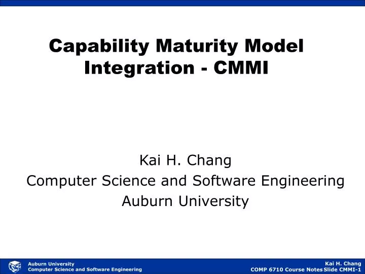 capability maturity model integration cmmi