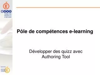 p le de comp tences e learning