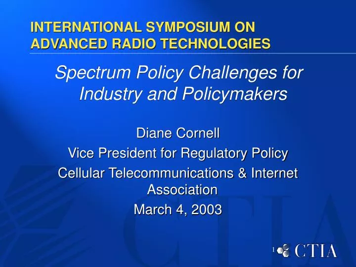 international symposium on advanced radio technologies