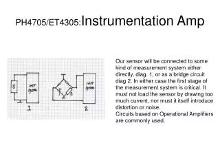 PH4705/ET4305: Instrumentation Amp