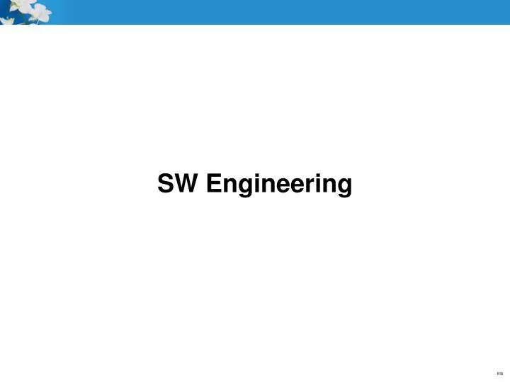 sw engineering