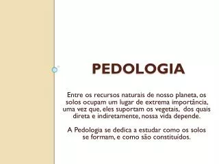 pedologia