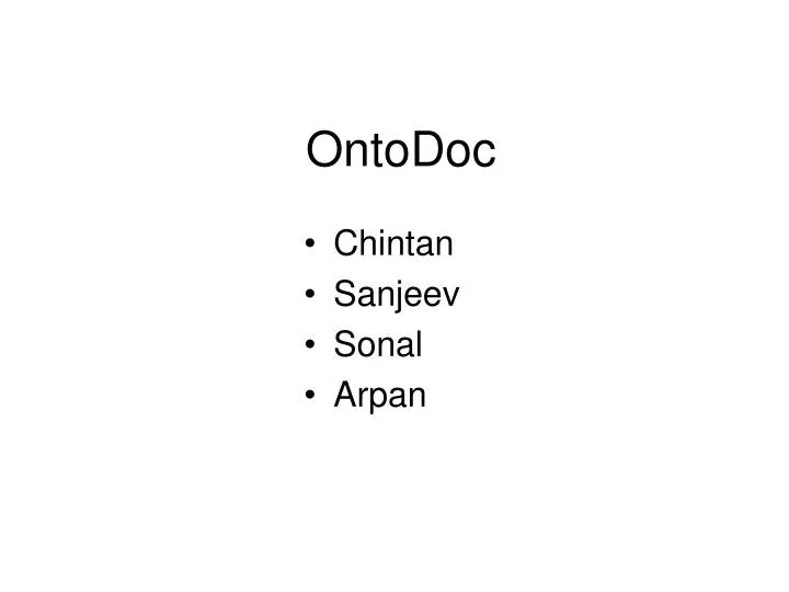 ontodoc