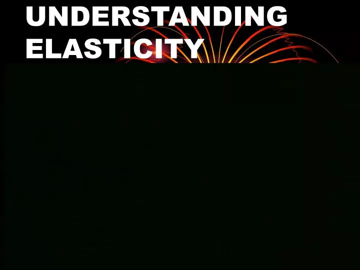 understanding elasticity