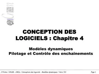 conception des logiciels chapitre 4