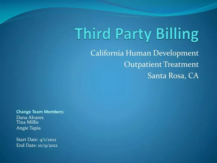 third party billing