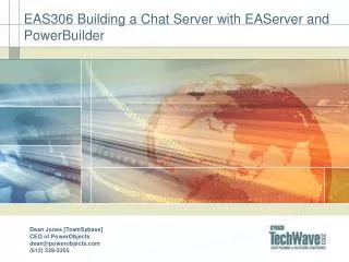 EAS306 Building a Chat Server with EAServer and PowerBuilder