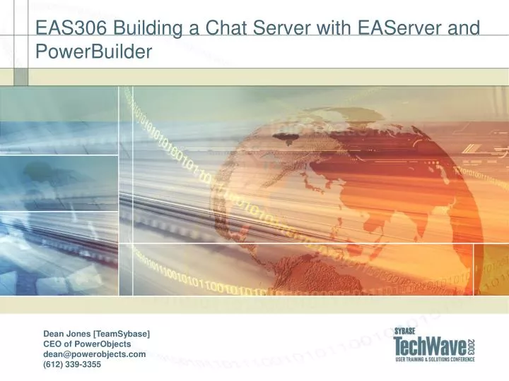 eas306 building a chat server with easerver and powerbuilder