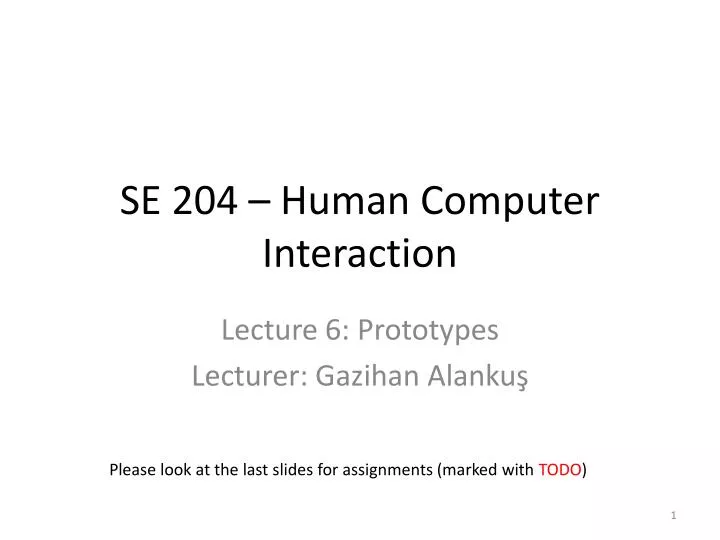 se 204 human computer interaction