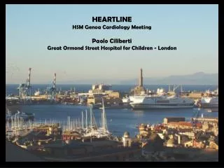 HEARTLINE HSM Genoa Cardiology Meeting Paolo Ciliberti