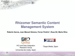 Rhizomer Semantic Content Management System