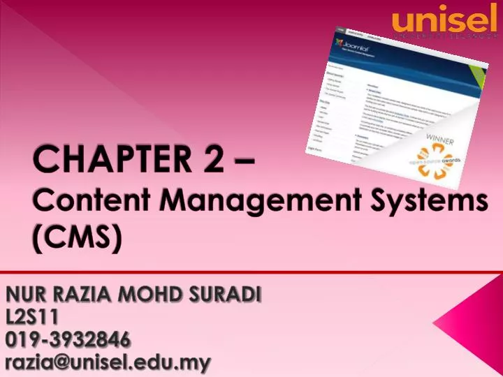 chapter 2 content management systems cms