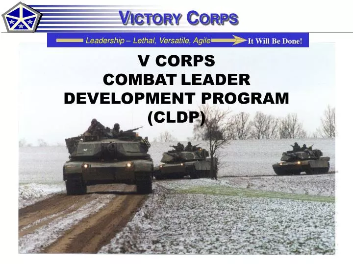 v corps combat leader development program cldp