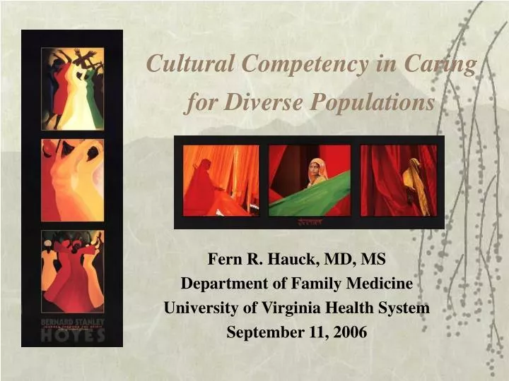 cultural competency in caring for diverse populations