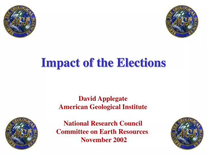 impact of the elections