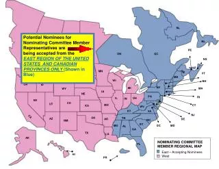 East – Accepting Nominees West