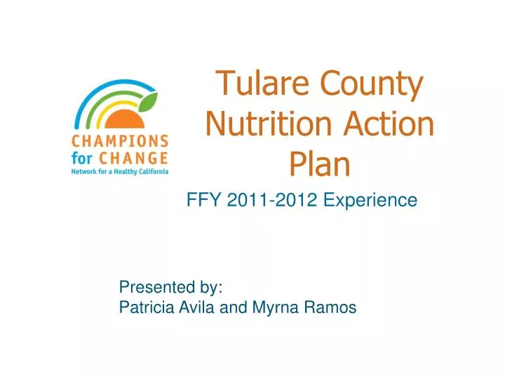 tulare county nutrition action plan