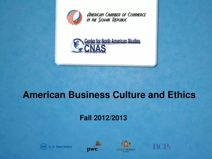 american business culture and ethics