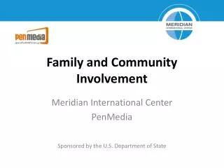 Family and Community Involvement