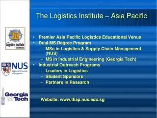 China Logistics Past, Present and Future