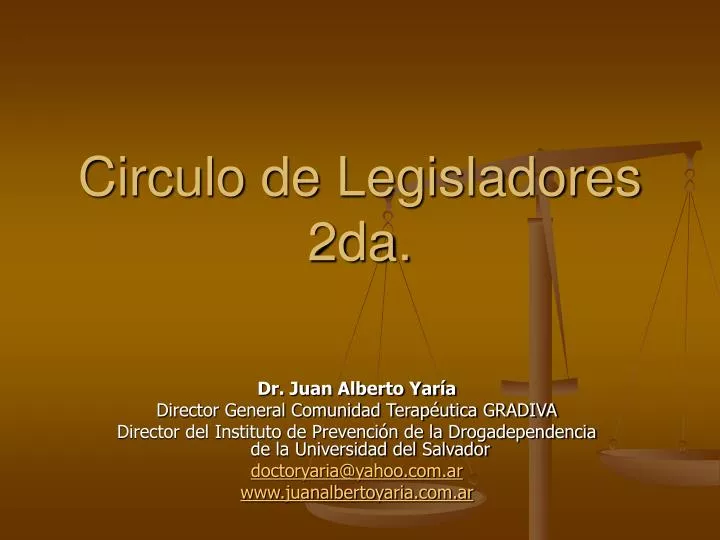 circulo de legisladores 2da