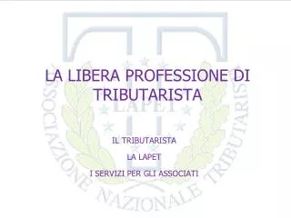 la libera professione di tributarista