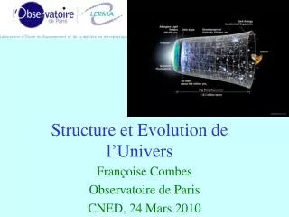 structure et evolution de l univers