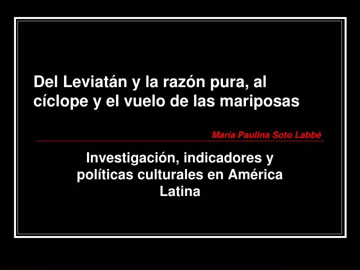 investigaci n indicadores y pol ticas culturales en am rica latina