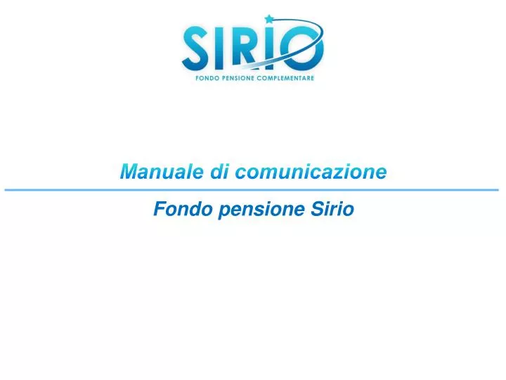 manuale di comunicazione