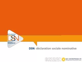 DSN : déclaration sociale nominative