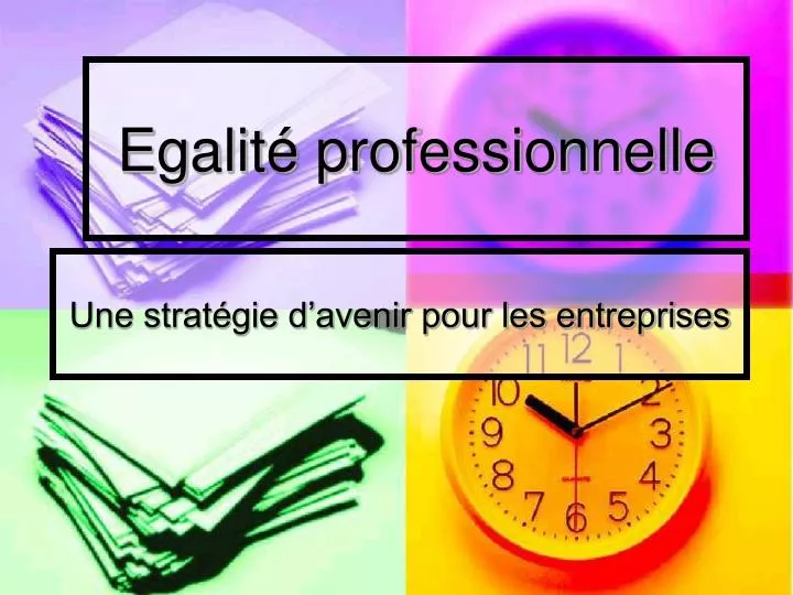 egalit professionnelle