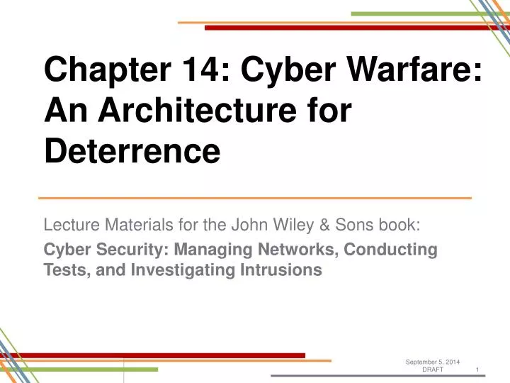 chapter 14 cyber warfare an architecture for deterrence