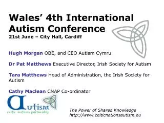The Power of Shared Knowledge celticnationsautism.eu