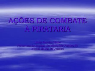 a es de combate pirataria