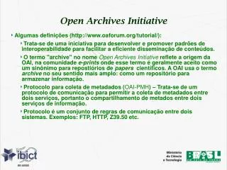 open archives initiative